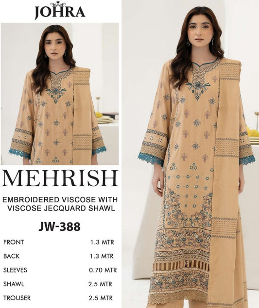 Johra Mehrish Emb Viscose -JW-388