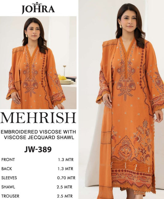Johra Mehrish Emb Viscose -JW-389