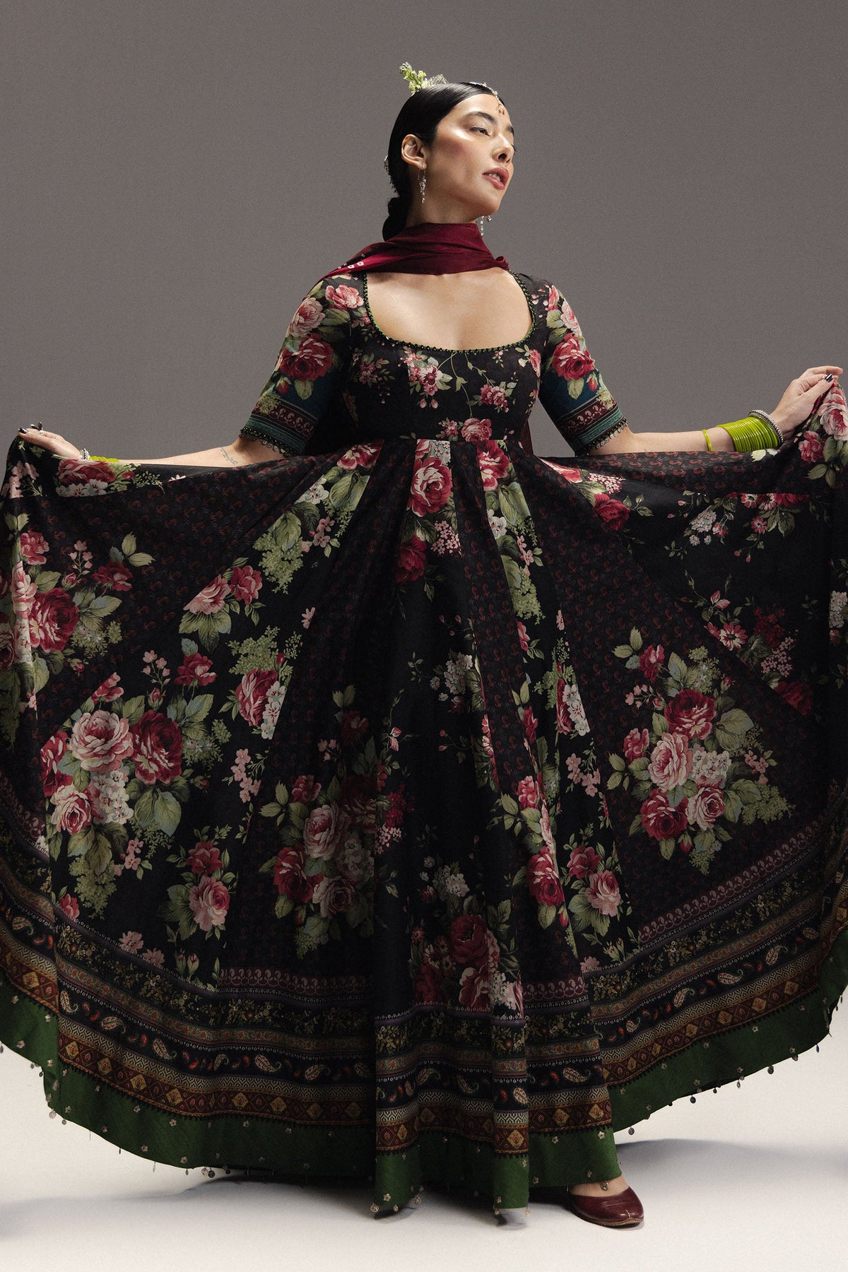 Zara Shahjahan Anarkali Lawn-D05