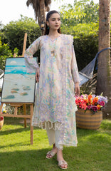 Al Zohaib Appliquekari Emb Lawn-D04