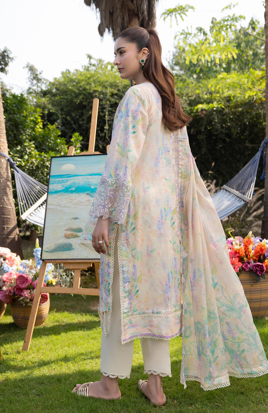 Al Zohaib Appliquekari Emb Lawn-D04