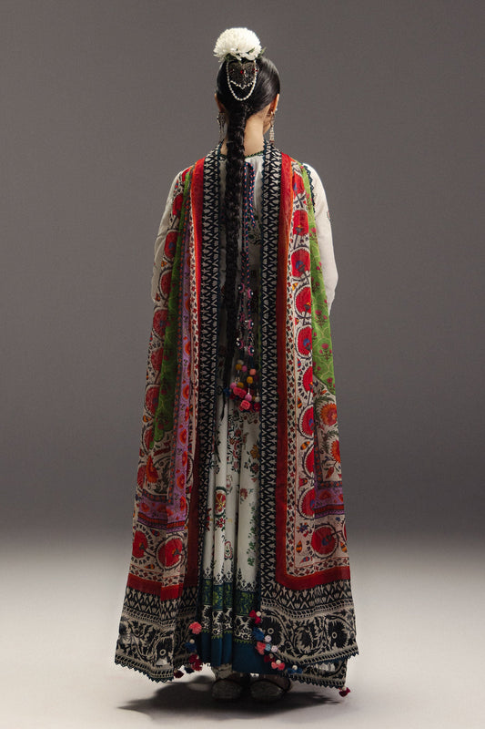 Zara Shahjahan Anarkali Lawn-D10