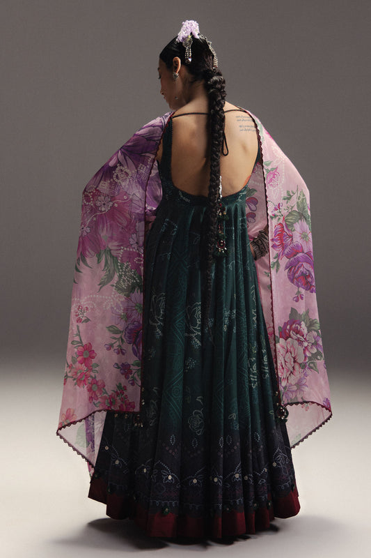 Zara Shahjahan Anarkali Lawn-D04