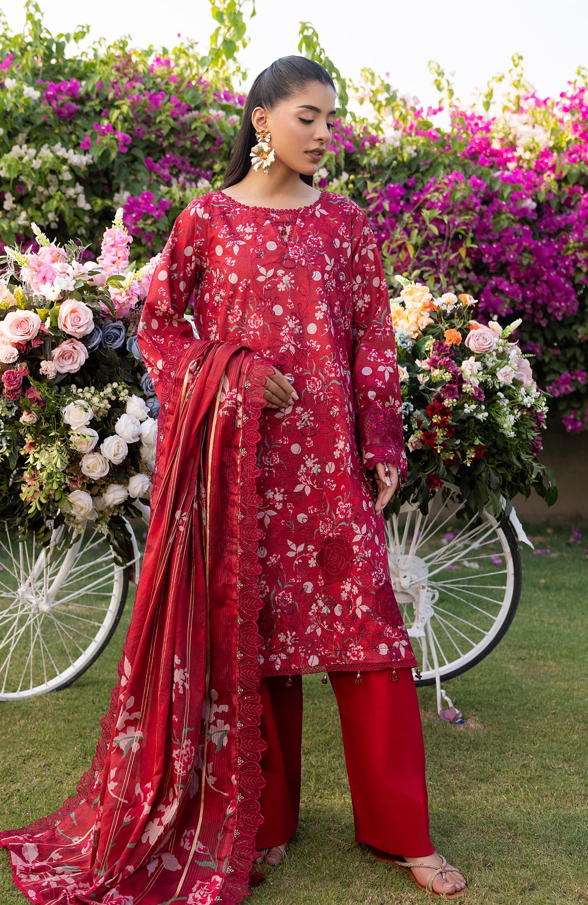 Al Zohaib Appliquekari Emb Lawn-D05
