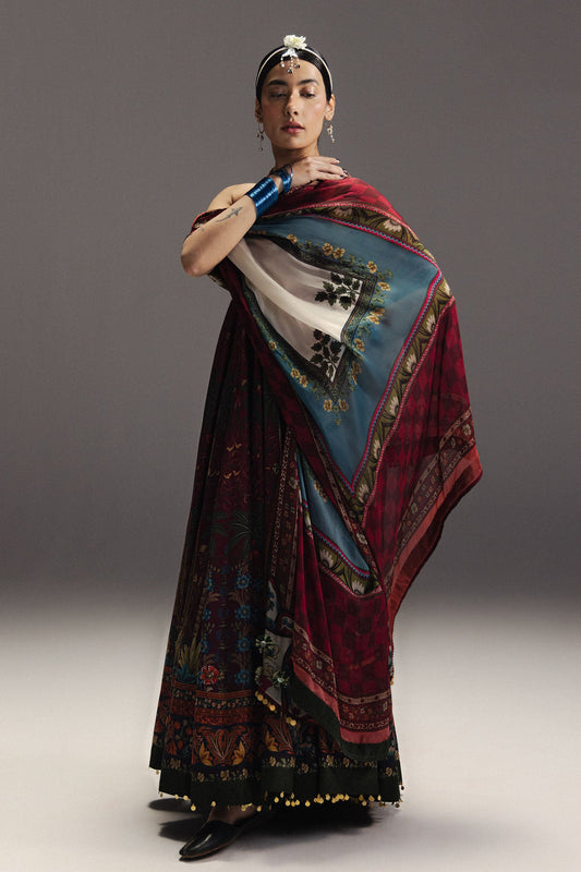 Zara Shahjahan Anarkali Lawn-D06