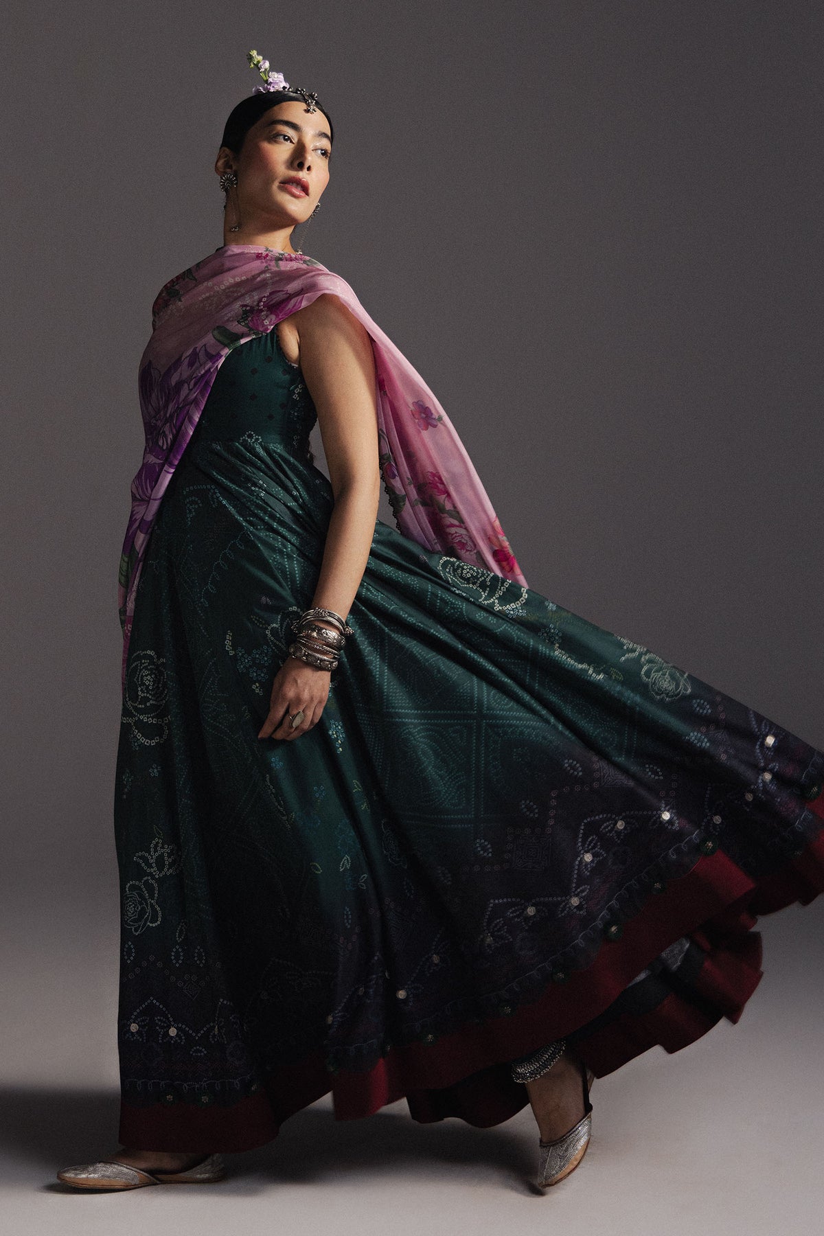Zara Shahjahan Anarkali Lawn-D04