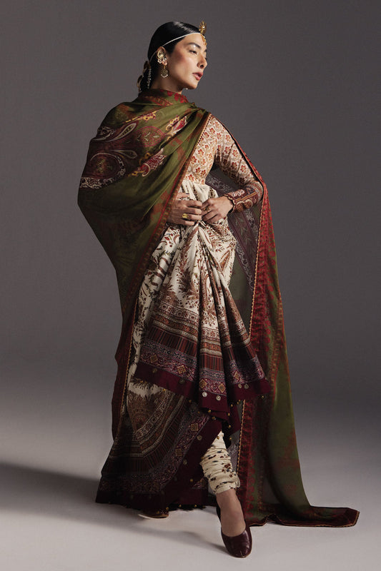 Zara Shahjahan Anarkali Lawn-D03