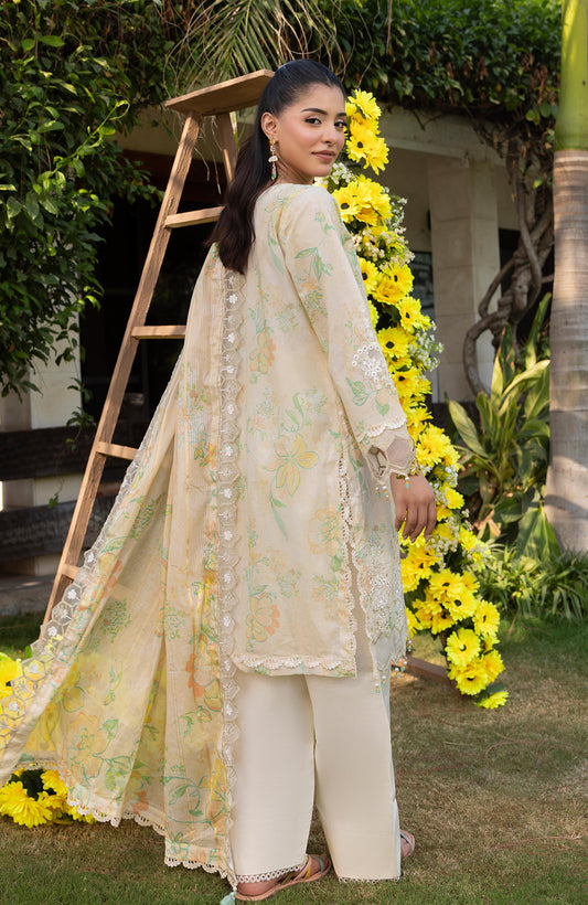 Al Zohaib Appliquekari Emb Lawn-D07