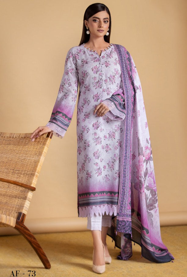 Aafreen Printed Karandi -AF-73 - Munaf Textile 