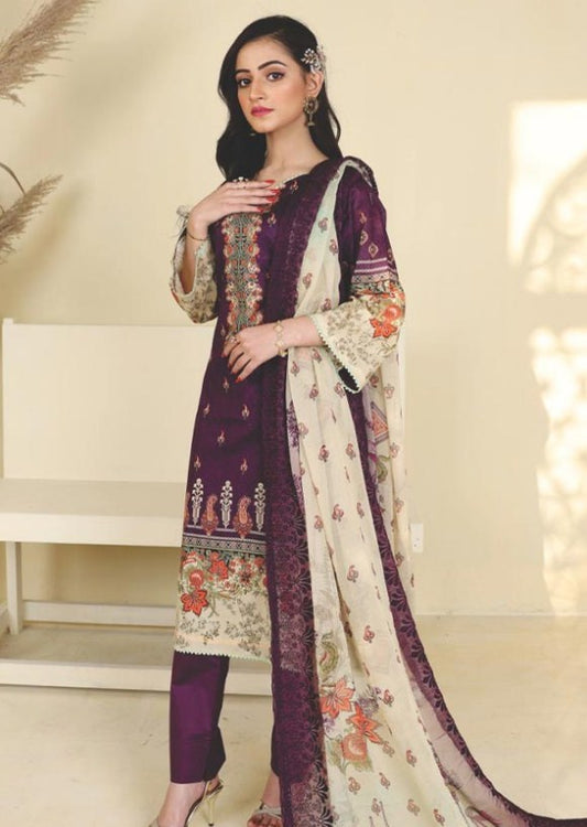 Zarsha Emb Lawn-D7587