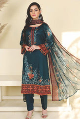 Zarsha Emb Lawn-D7588