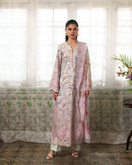 Neeshay Printkari Lawn-BLUSHÉ