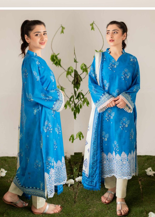 Kaira Emb Lawn-D-8695