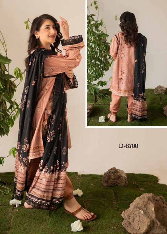 Kaira Emb Lawn-D-8700