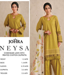 Johra Neysa Chikankari Lawn-JS-87