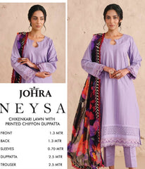 Johra Neysa Chikankari Lawn-JS-89
