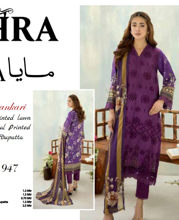 Johra Maya Chikankari Lawn-JH -947