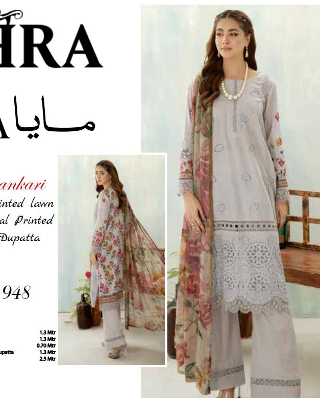 Johra Maya Chikankari Lawn-JH -948