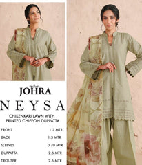 Johra Neysa Chikankari Lawn-JS-94