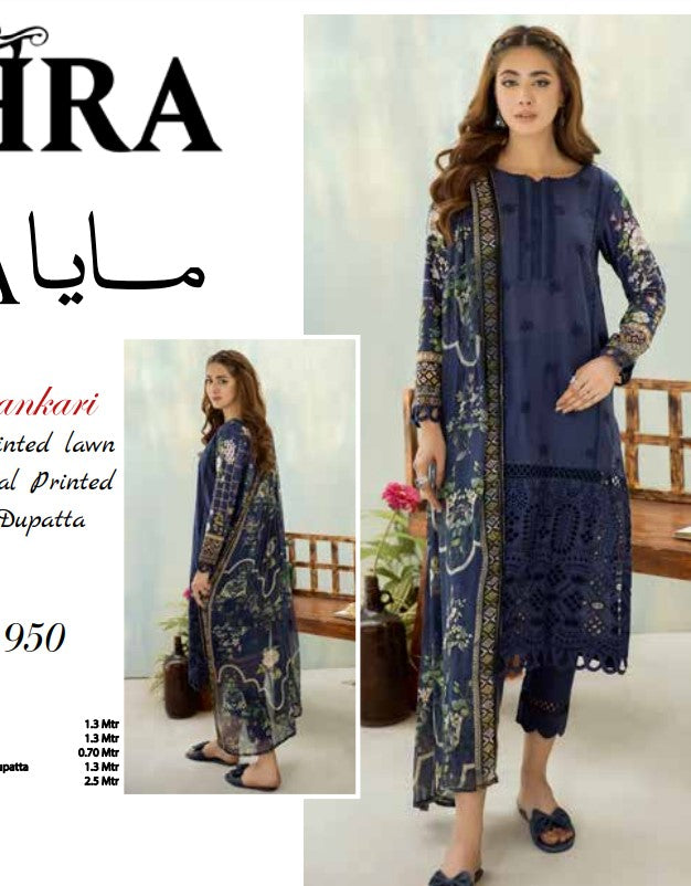 Johra Maya Chikankari Lawn-JH-950