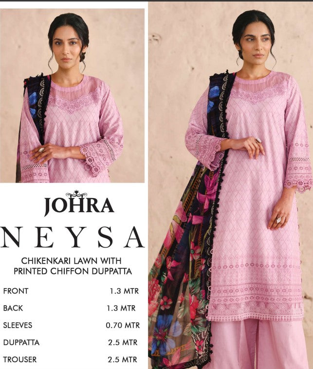 Johra Neysa Chikankari Lawn-JS-95