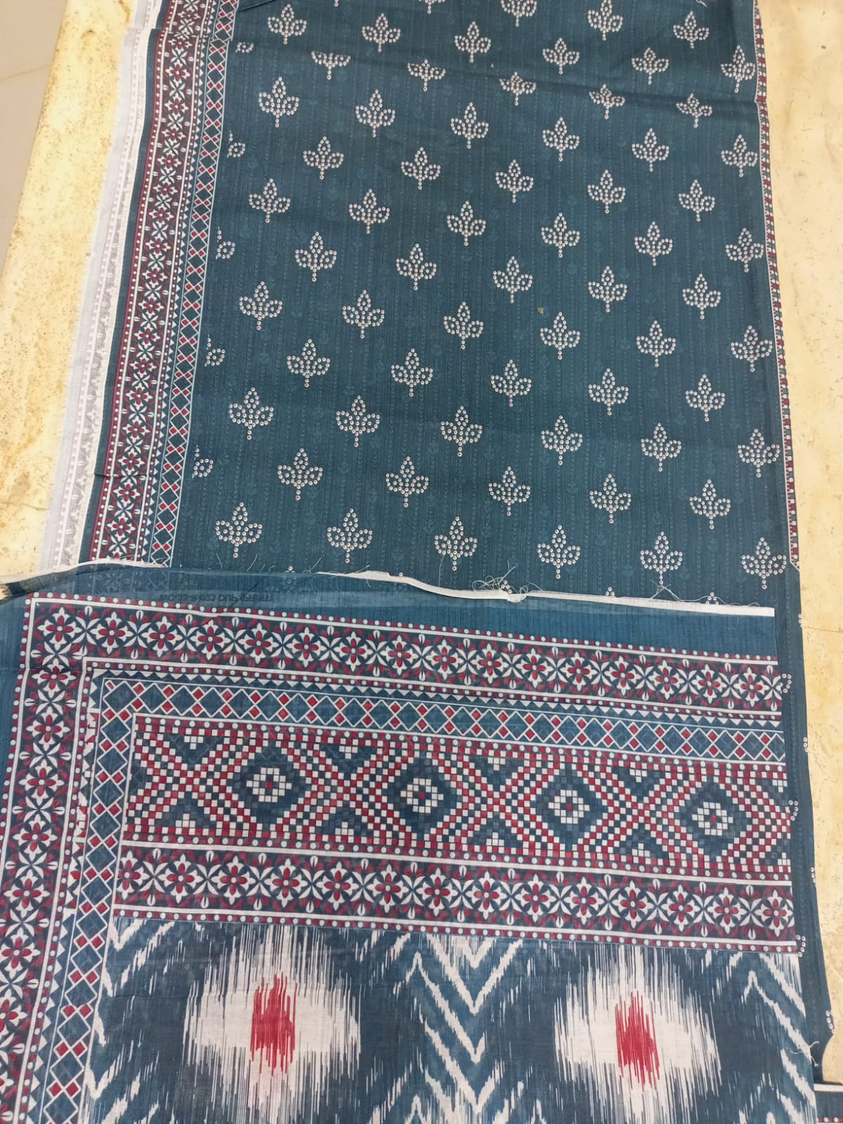 Bin Saeed Printed Cotton-D09