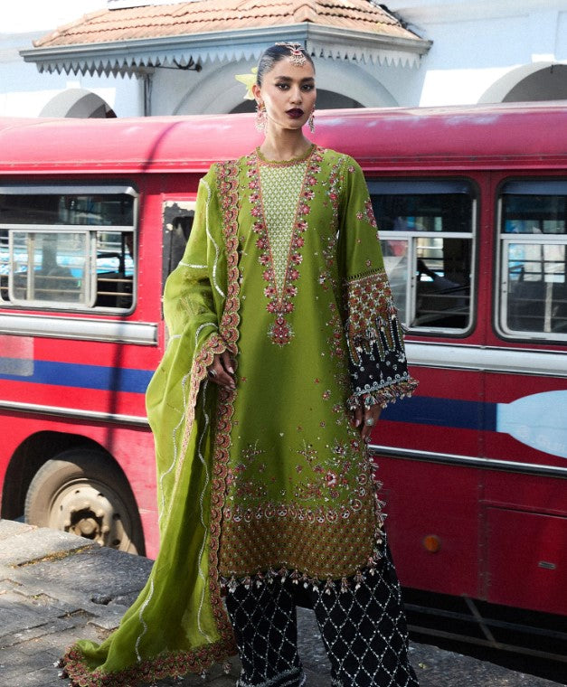 Hussain Rehar Luxury Lawn-Abass
