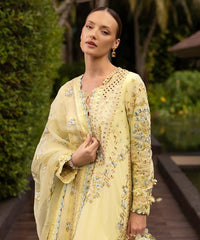 Faiza Saqlain Zinnia Luxury Lawn-Azalea