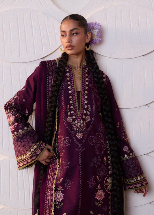 Hussain Rehar Zan SS Lawn-Banafsh