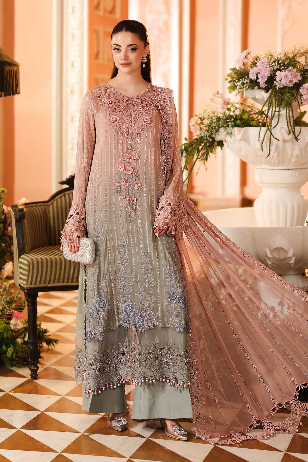 Maria.B Royale Tea Affair Chiffon-D202