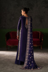 Eman Adeel Verve Silk Edit-Azure Sapphire