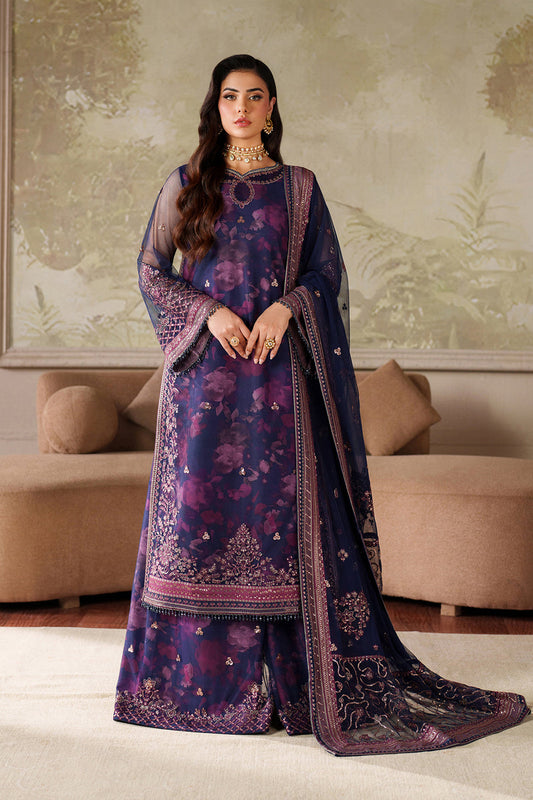 Zaneera Printed Emb Formals-D03