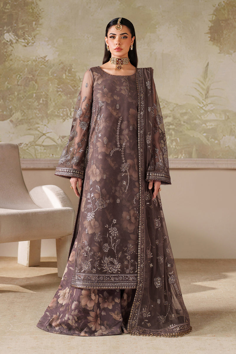 Zaneera Printed Emb Formals-D08
