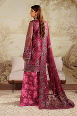 Zaneera Printed Emb Formals-D07