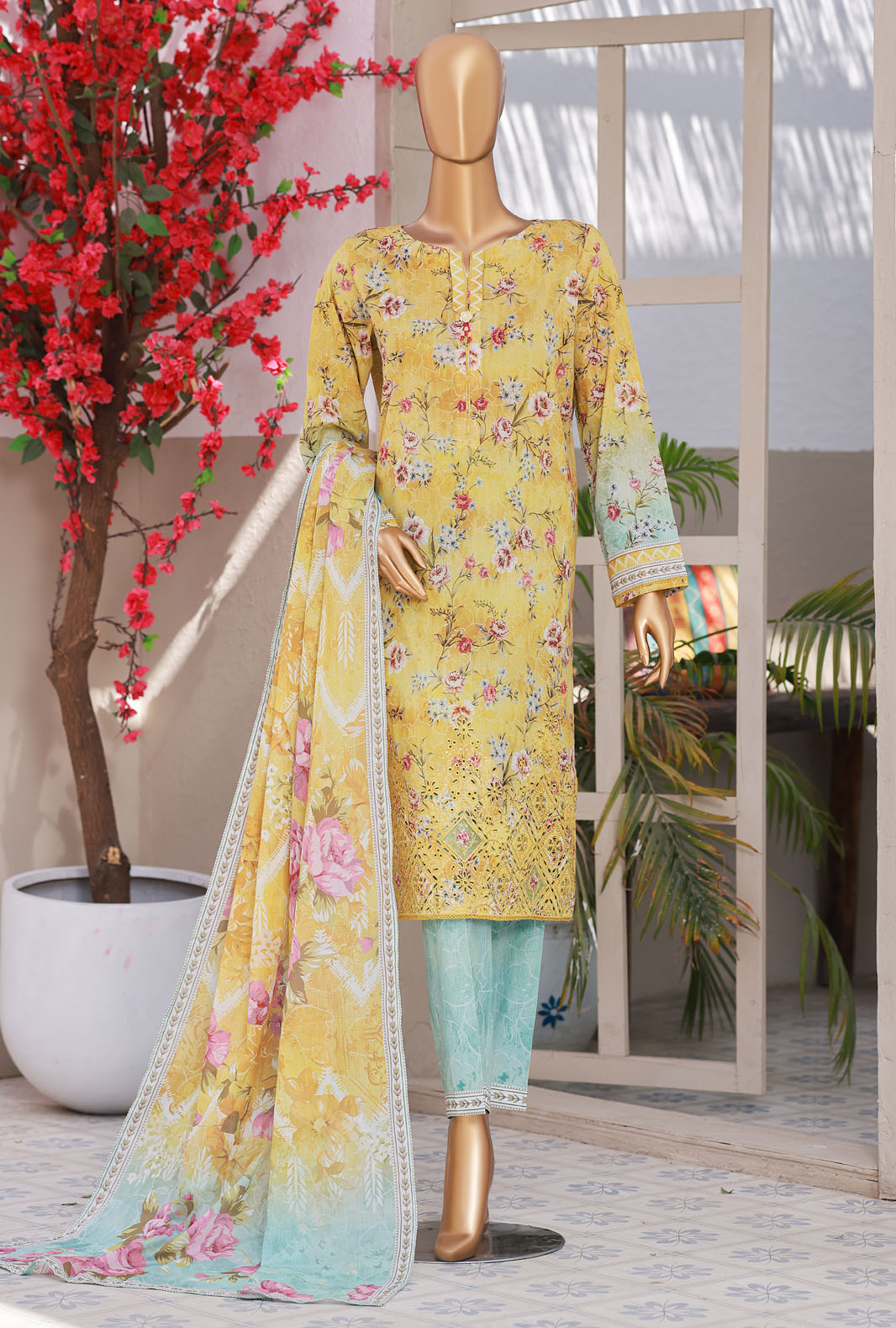 Elegant by HZ Textiles Emb Lawn-EC-1012