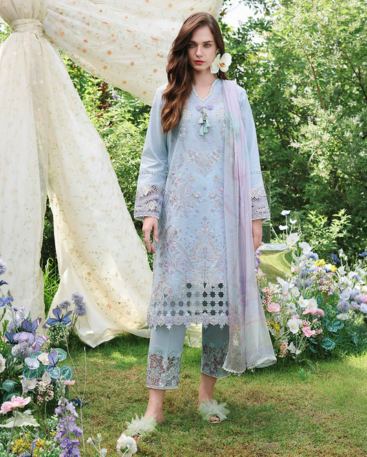 Mushq Hemline Secret Garden Lawn-D05