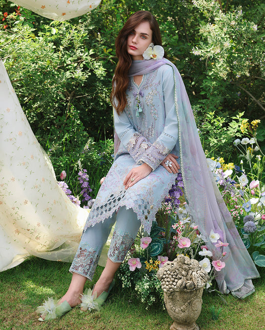 Mushq Hemline Secret Garden Lawn-D05