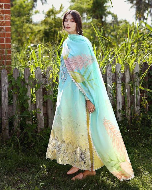 Mushq Solace Ombre Chikankari-D02