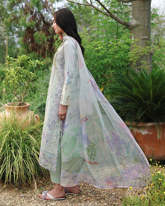 Mushq Hemline Secret Garden Lawn-D03