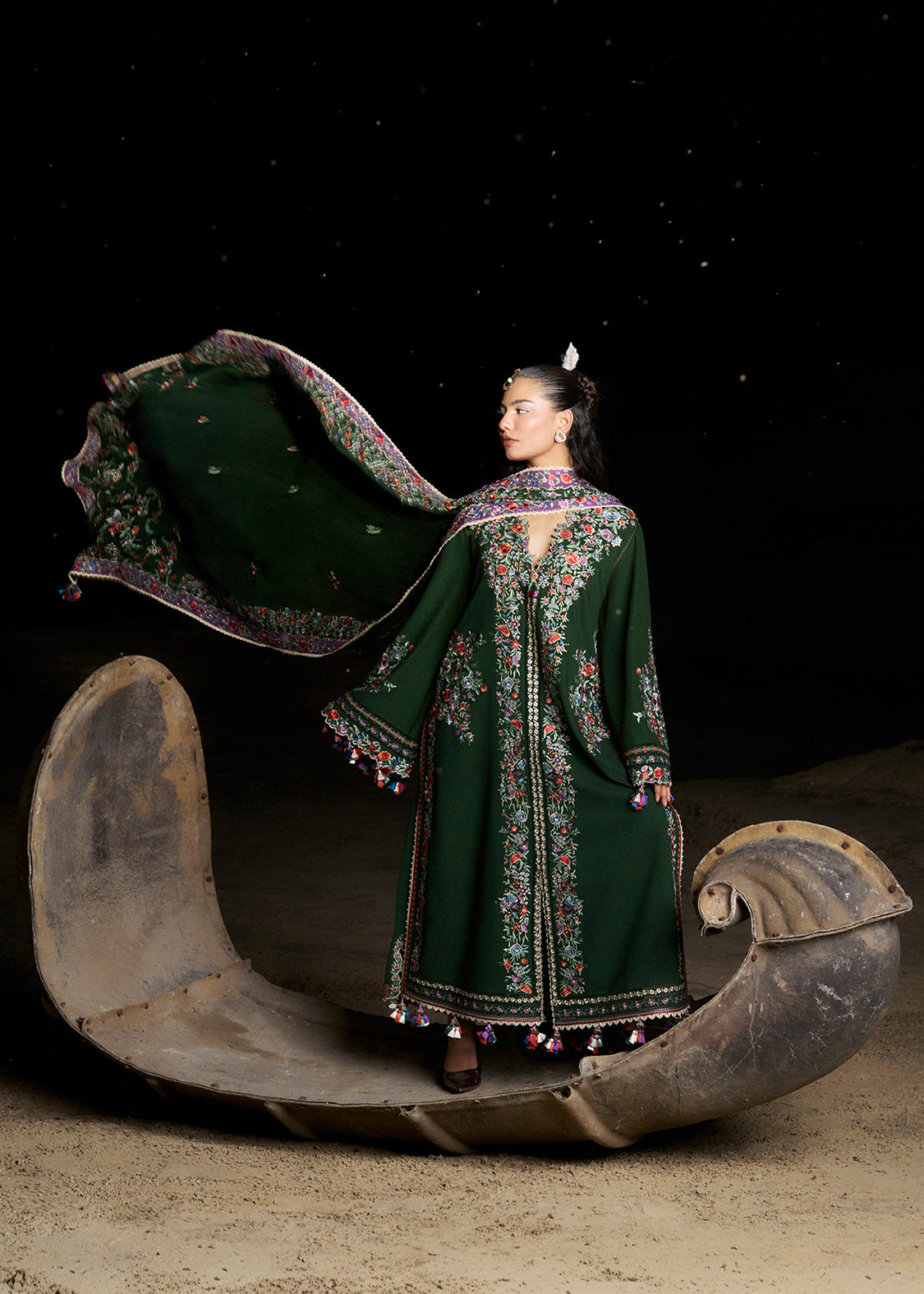 Hussain Rehar Winter-Celadon