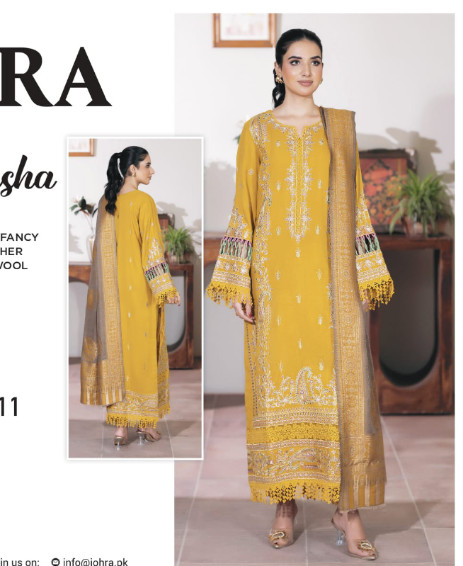 Johra Marsha Emb Peach Leather JW-311