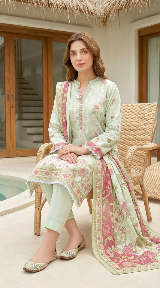 LSM Summer Prints Lawn- LG-SG-0114