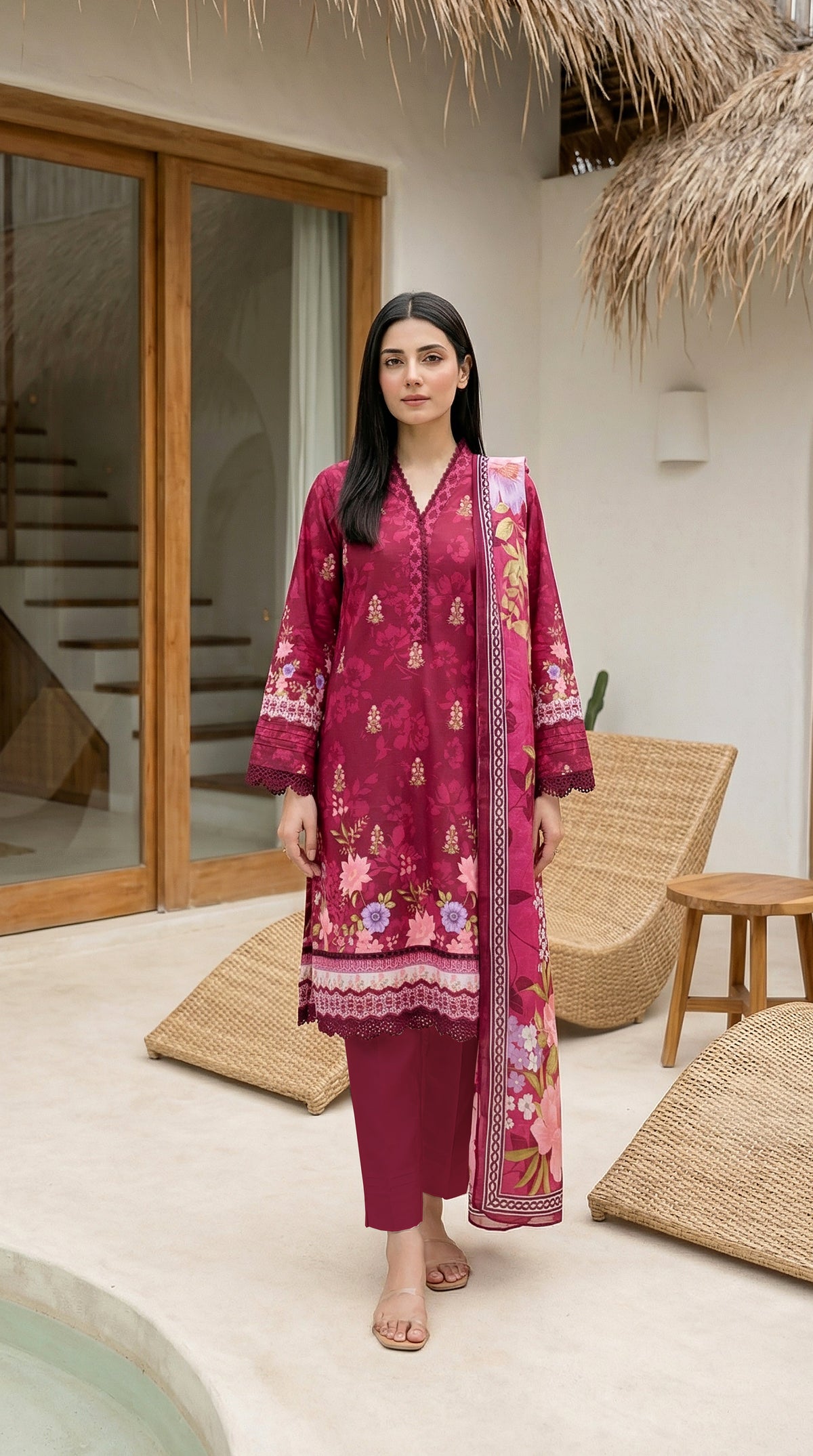 LSM Summer Prints Lawn- LG-SG-0112