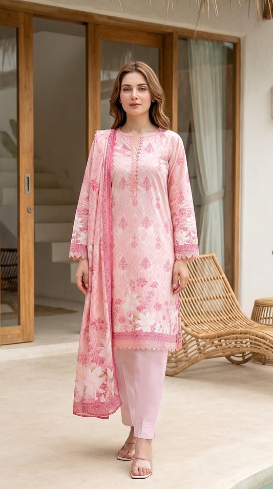 LSM Summer Prints Lawn- LG-RL-0454