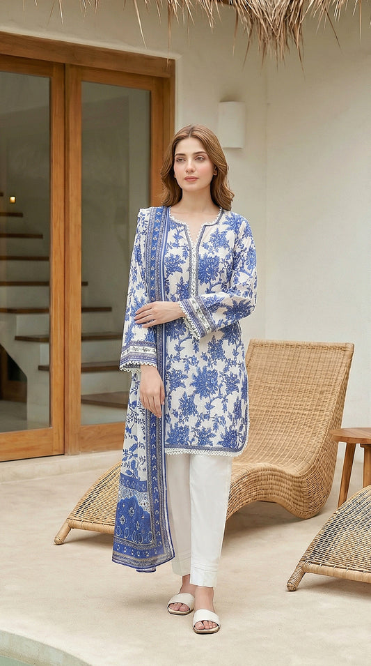 LSM Summer Prints Lawn- LG-MM-1030