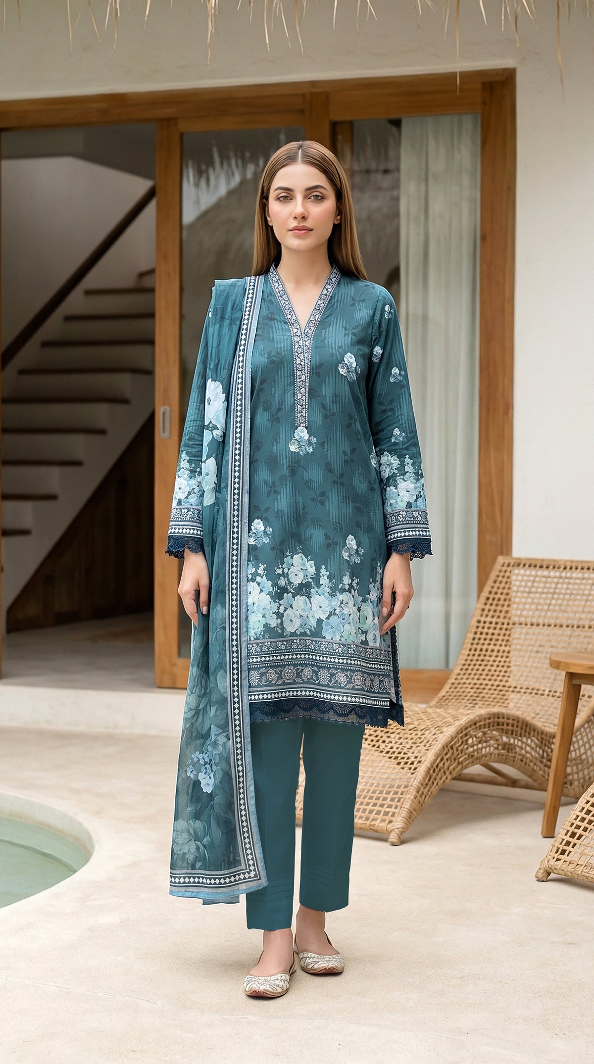 LSM Summer Prints Lawn- LG-RK-0149