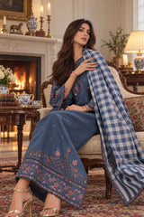 Noor Emb Winter Pashmina Shawl-D03