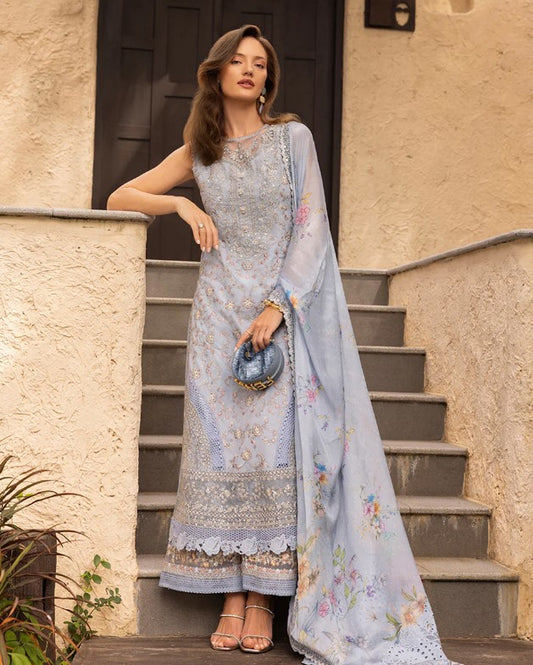 Faiza Saqlain Zinnia Luxury Lawn-Liana