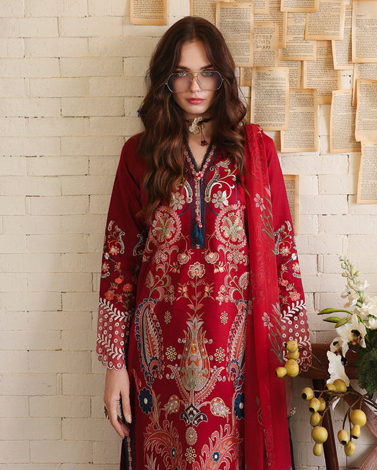 Mushq Hemline Secret Garden Lawn-D02