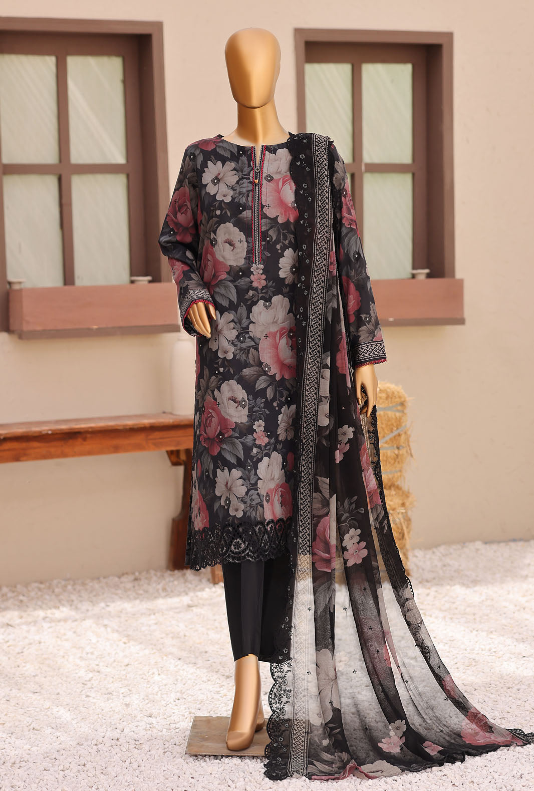 HZ Mystic Floral Emb Lawn-MFE-3271